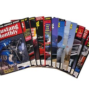 Vintage Mustang Monthly Magazine Lot 1995 Ford Mustang Specs